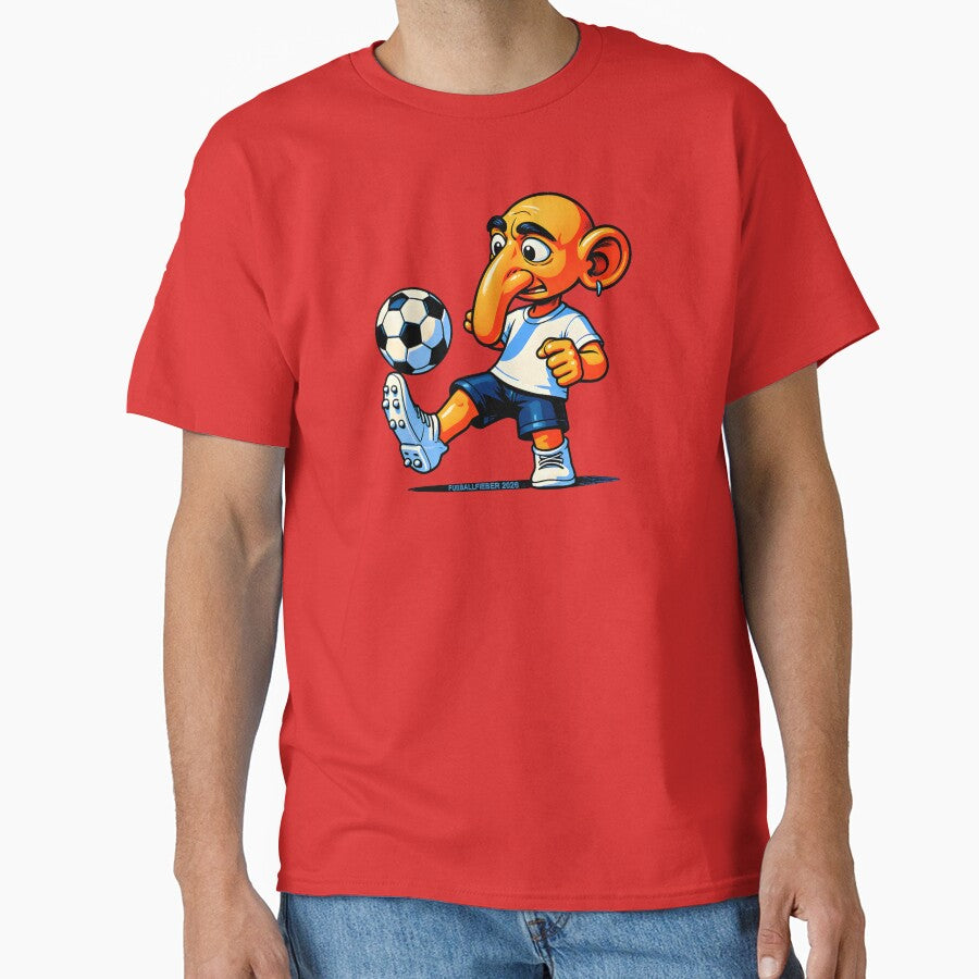 Mascot Willy plays football (Football Willy) Long Nose by Segasprojects