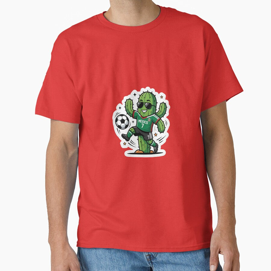 Cool Mexican Cactus Soccer Sticker - World Cup 2026 Fan Art by abdollahmh2021