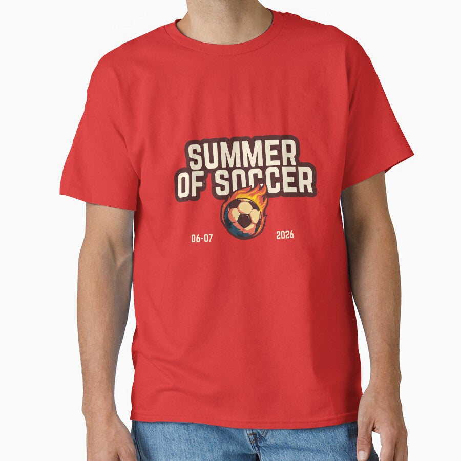 Summer of Soccer 2026 Retro Soccer Fan by Tattyarts