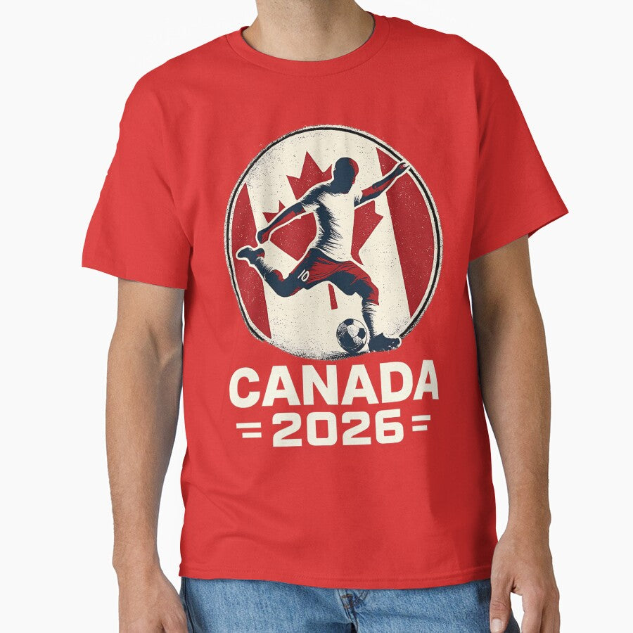 Team Canada Maple Leaf Flag Soccer Player 2026 by legendaryskins