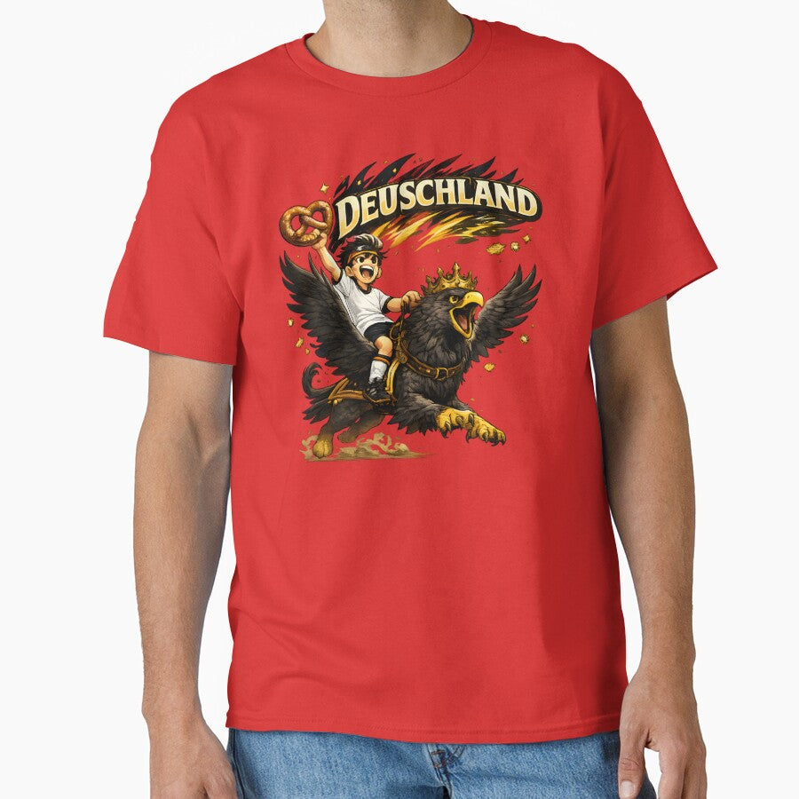 Germany Eagle Football Fan T-Shirt by Drofted