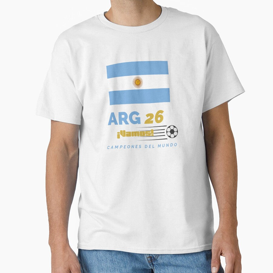 Argentina 26 Vamos - Soccer Fan Apparel by MERA MAADA
