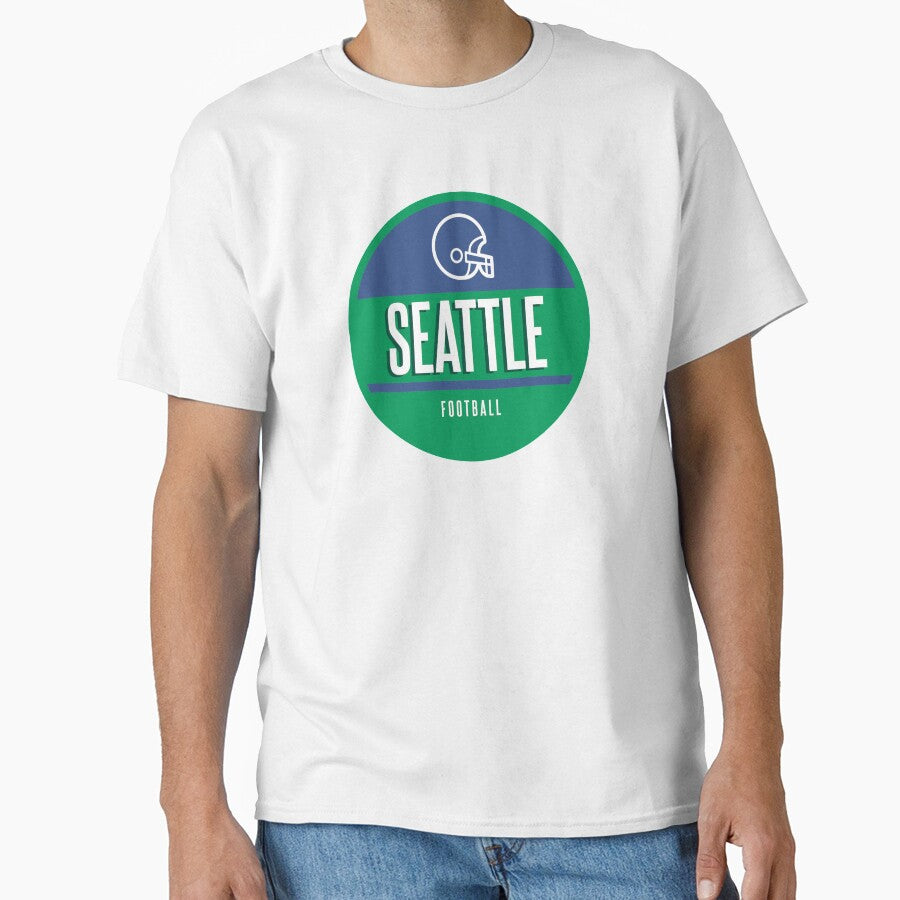 Seattle retro football by BVHstudio
