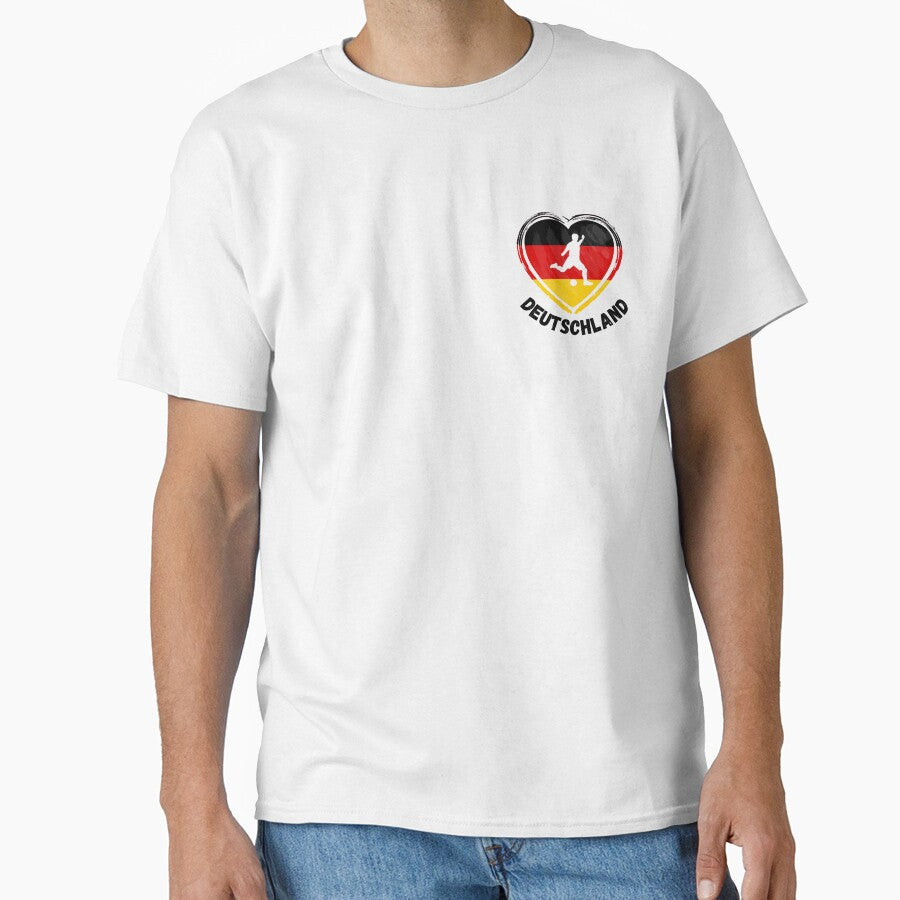 Germany Football Championship Europe Love Heart by ShirtWardrobe