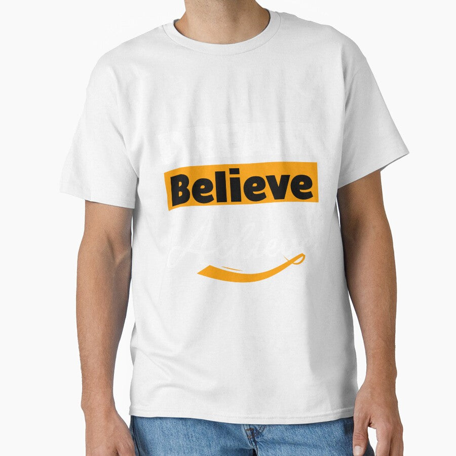 Dream Believe Achieve Unisex T-Shirt by QUPPA