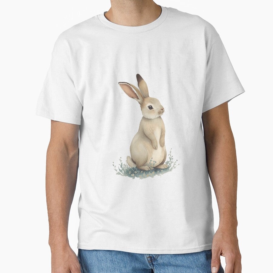 Large rabbit standing on its two hind legs by Art70shop