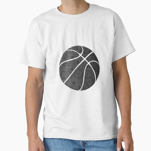 Abstract Basketball Design - Motivational Sports - Black Hexagon Shapes by Gaming x Sports
