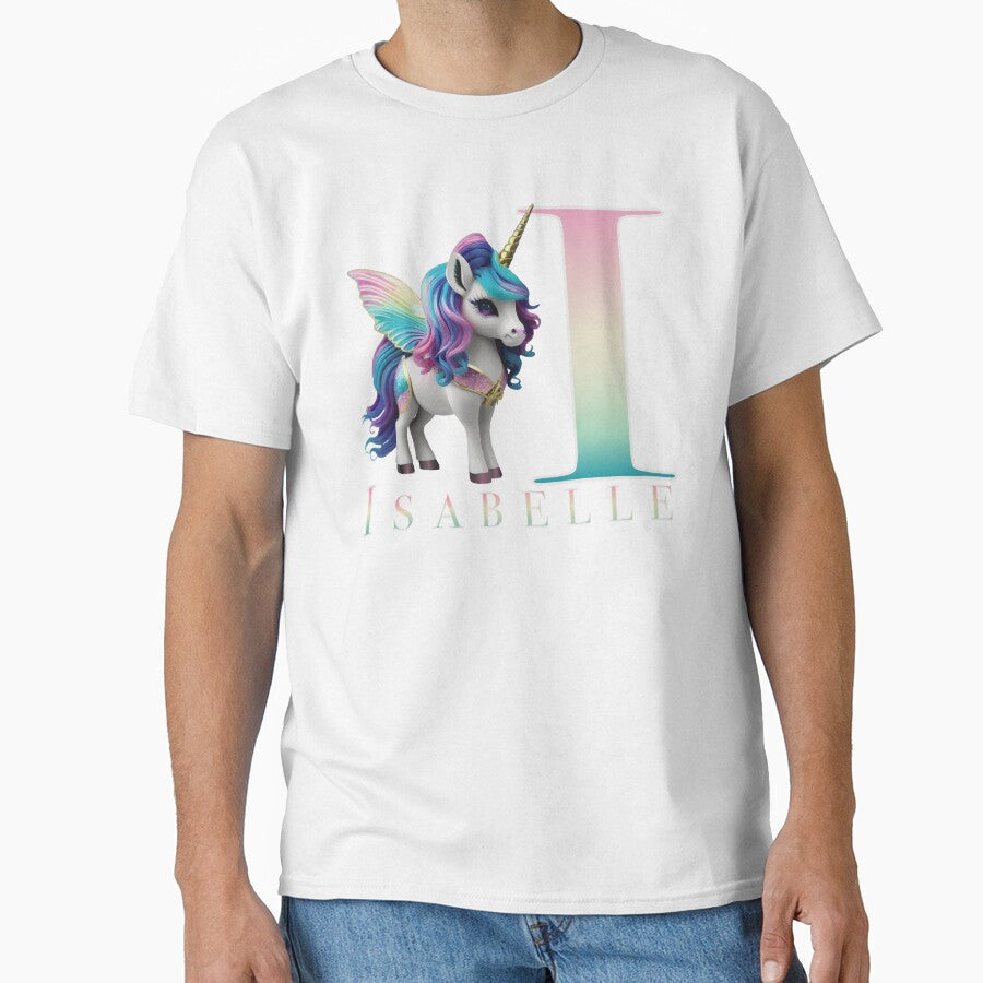 Isabelle name with a cute unicorn by Lubellebubble20