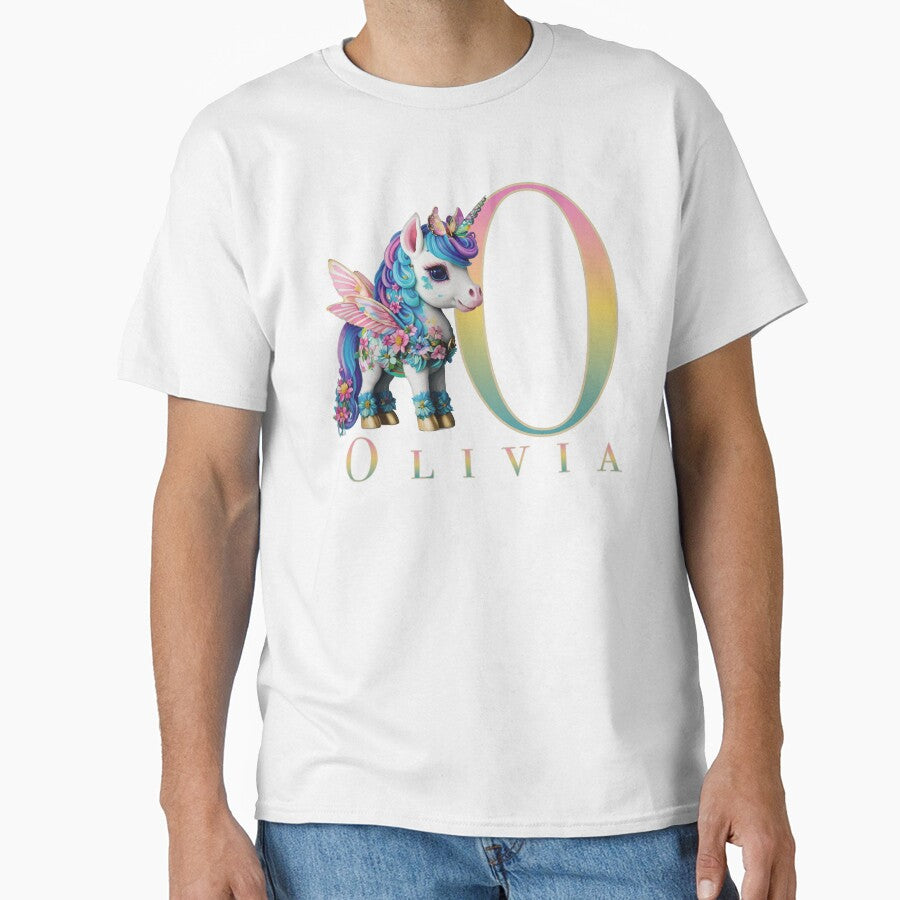 Olivia name with a cute unicorn by Lubellebubble20