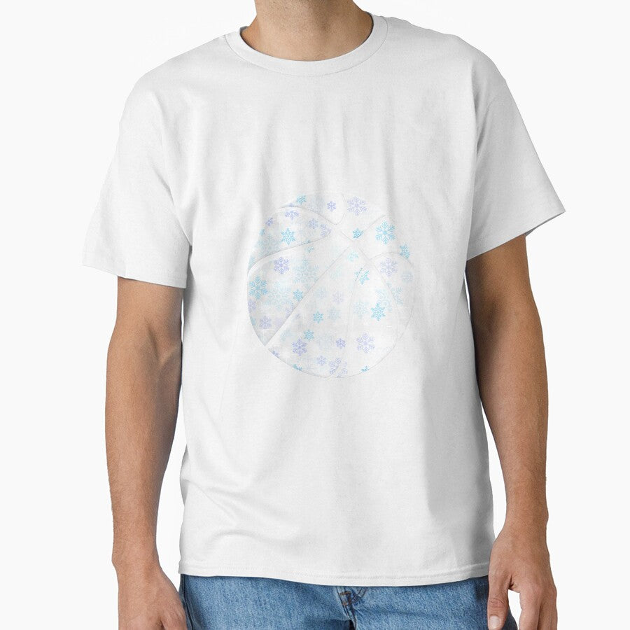 Abstract Basketball Design - Motivational Sports - Winter Snow Watercolor by Gaming x Sports