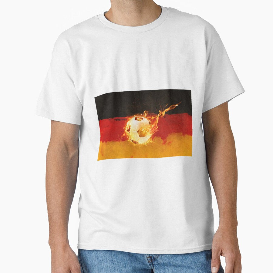 German Flag and Soccer Ball by Divine Ease