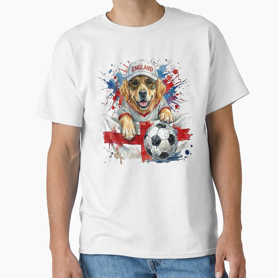Golden retriever World Cup England Suppawter by The Suppawters
