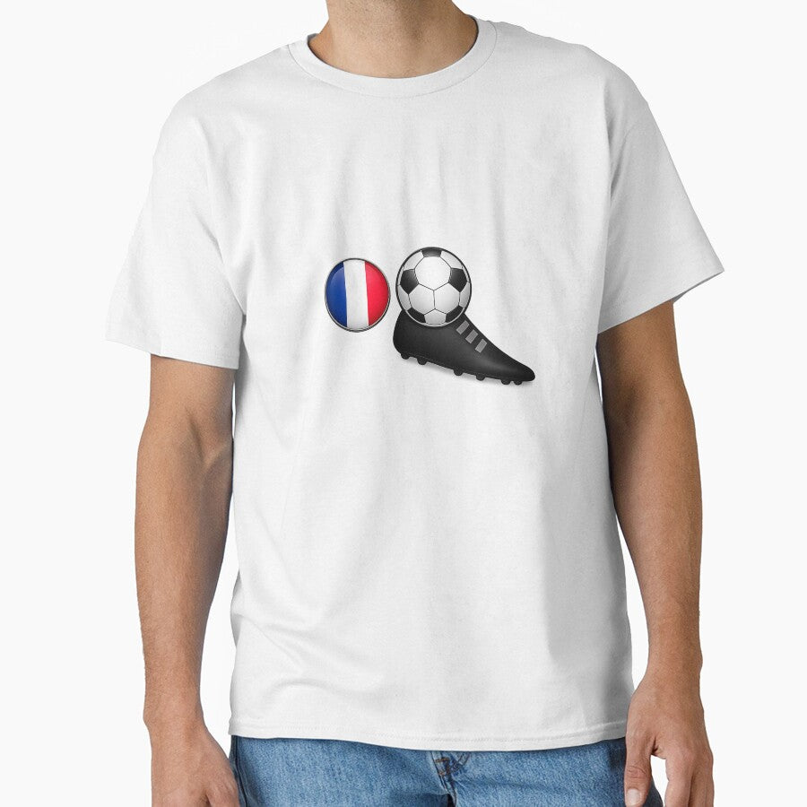 France Football Power Kick – Tricolour Soccer Boot & Ball Design by thesmilngnature