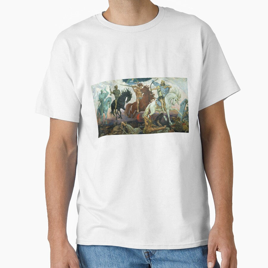 Four Horsemen of Apocalypse by Viktor Vasnetsov (1887) by allhistory