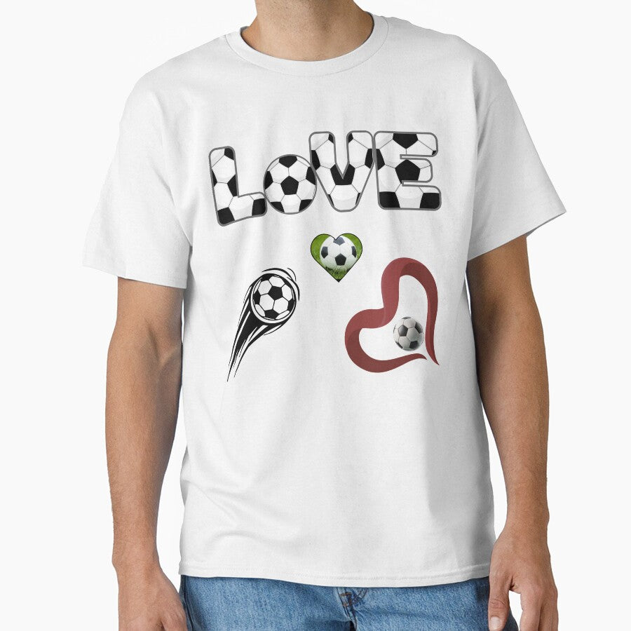 Love Soccer Football Heart Graphic sticker Pack for Players and football soccer fan by Art IN Pack