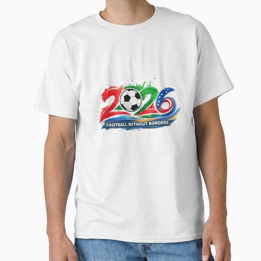 Football Without Borders" 2026 Artistic Logo by Bulk store
