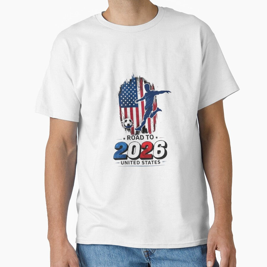 Road to 2026 Soccer - United States Flag Silhouette by Bulk store