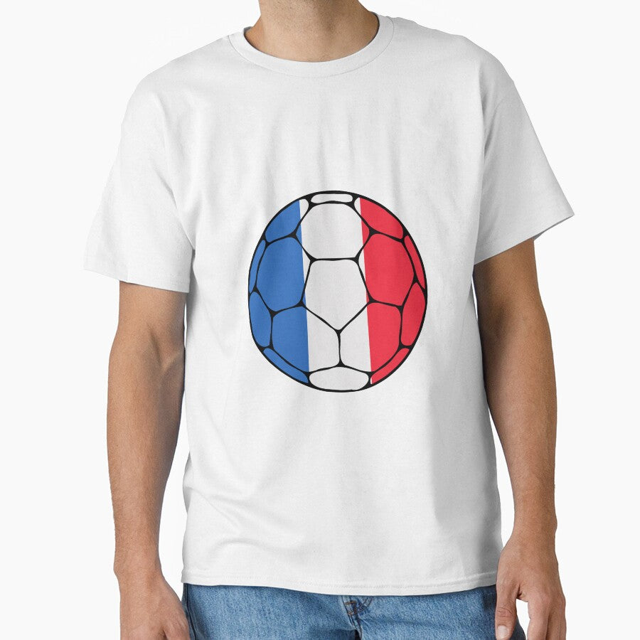 France Flag Soccer Ball by ehgraphics15
