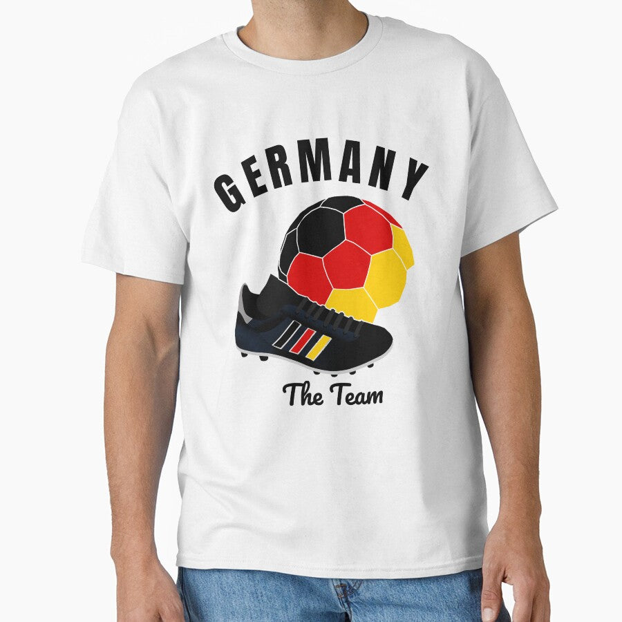 Soccer Germany T-Shirt German Deutschland Flag Team Jersey by BCNDesign