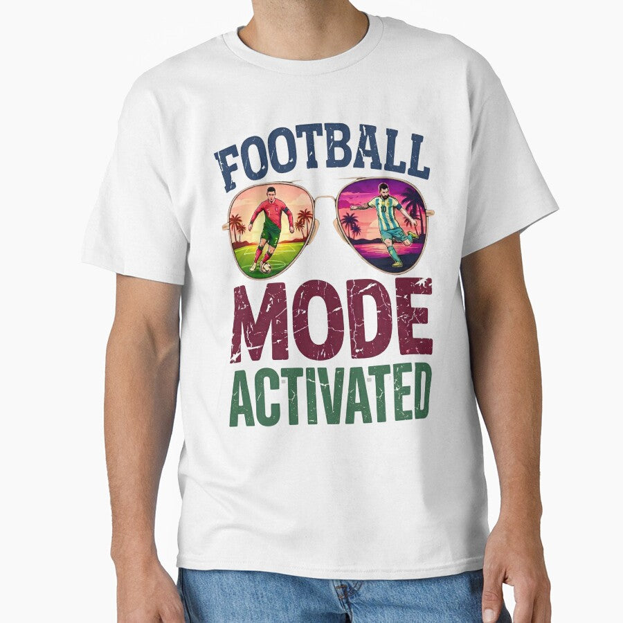 Football Mode Activated Soccer Sunset Sunglasses Graphic by digitalbob60