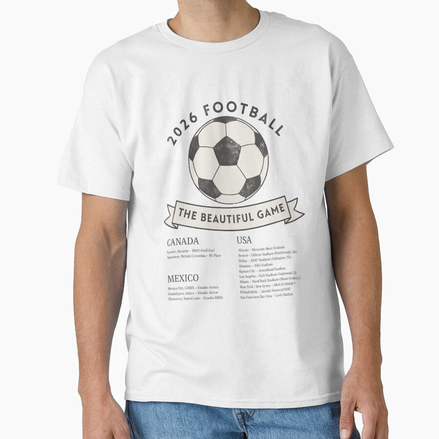 2026 Football Soccer Host Cities Beautiful Game by HowToCanadian