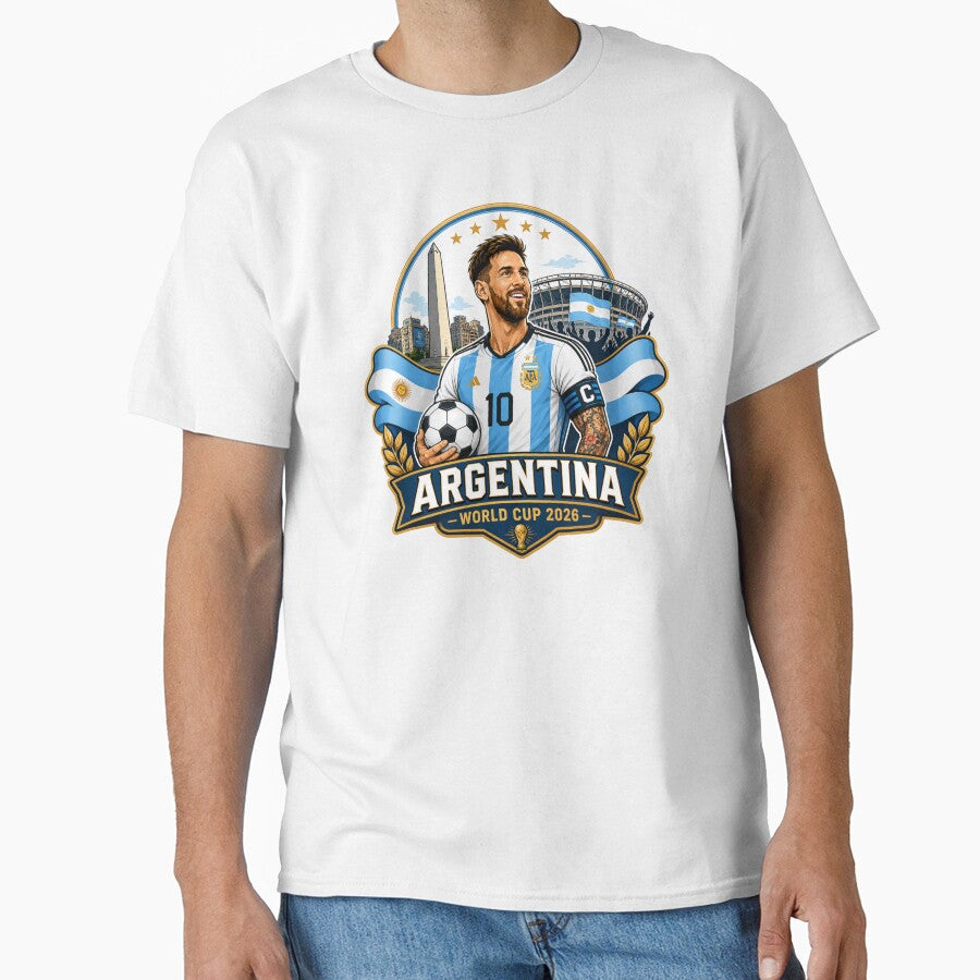 Argentine Number 10 Football Crest by Retro Arabica