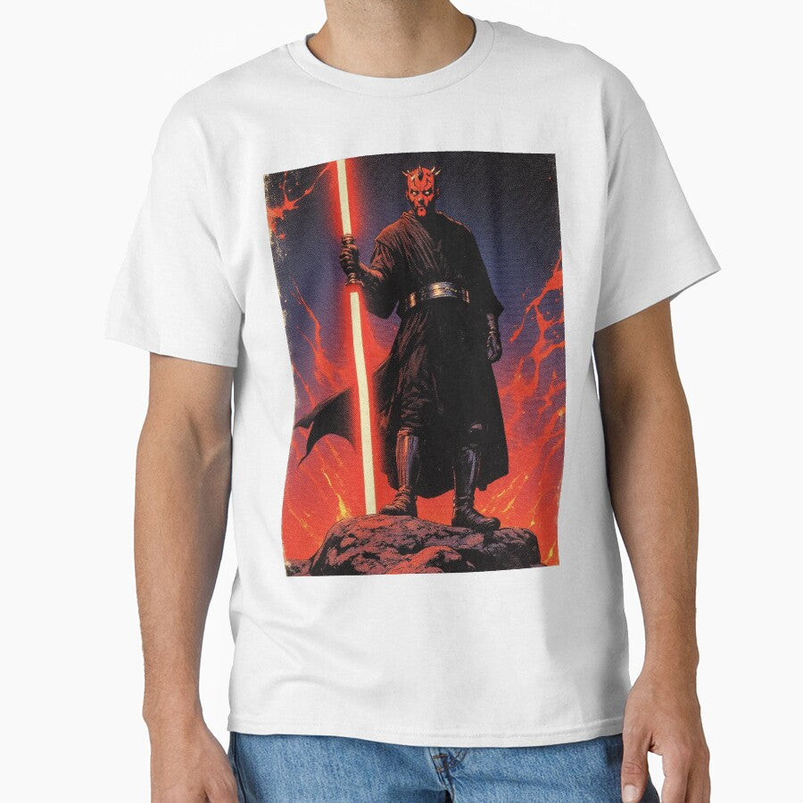 Darth Maul Vintage Comic Poster by cyberhymes