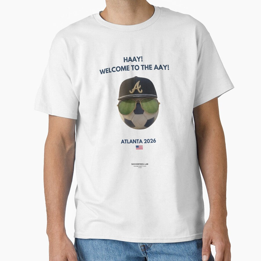 WC26 Hosting City: Atlanta | Fun and Smart Soccer Fan Gear by Soccertees Lab