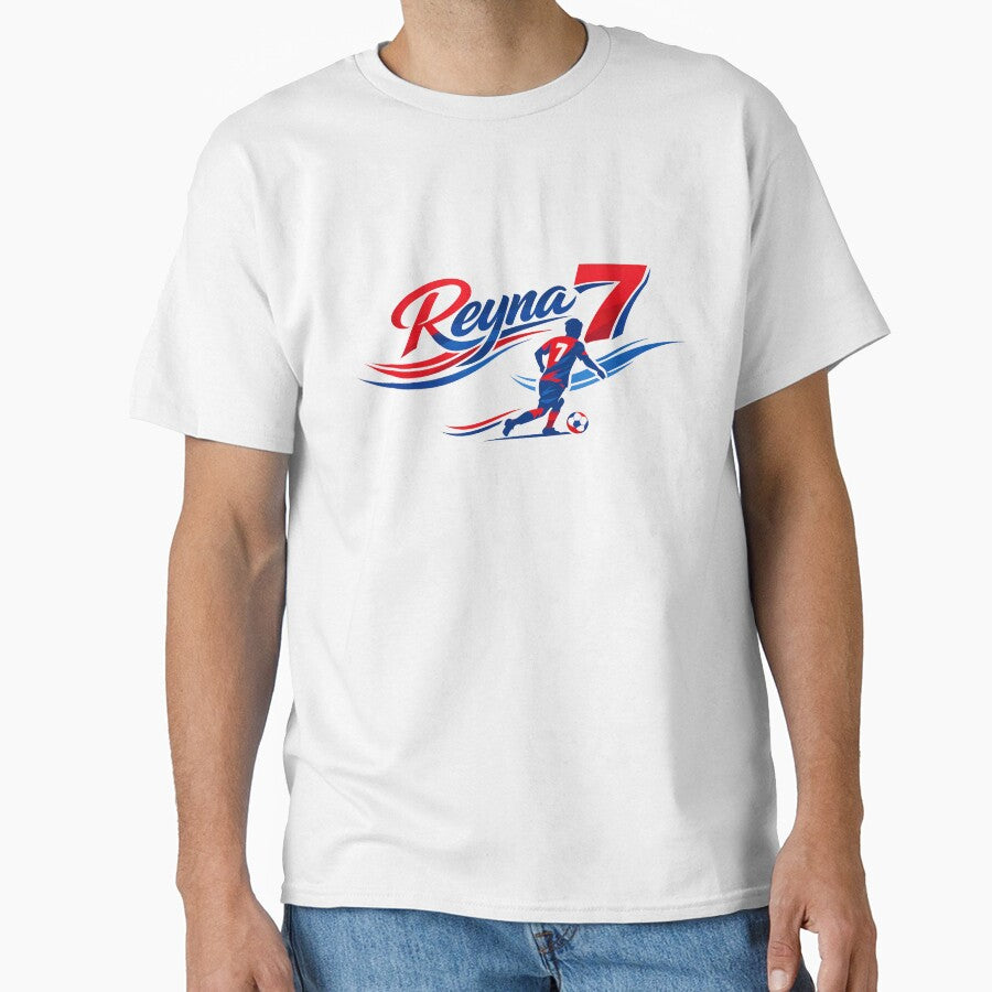 Reyna 7 USA Soccer Creative Player  Stylish Football Art by OliviaHayesArt