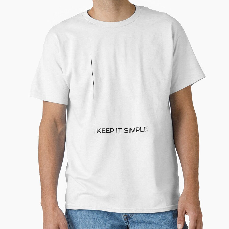 Keep It Simple – Minimalist Typography Design | Clean Modern Aesthetic Quote by ArcticFoxStudio