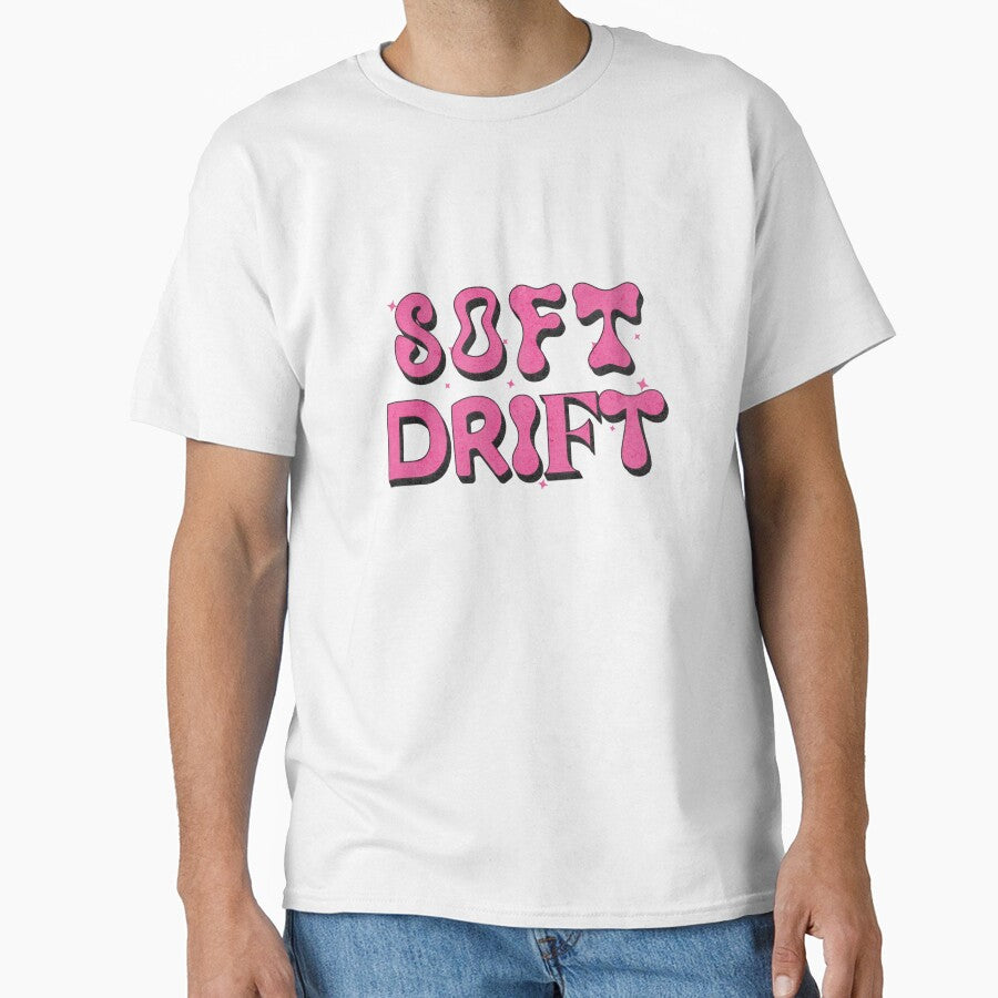 Soft Drift – Pink Aesthetic Typography Sticker by zaviii18