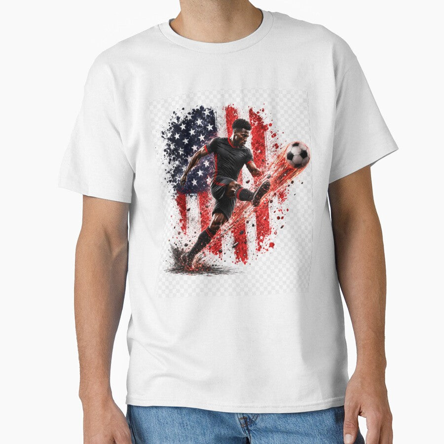 USA 2026 Football Club World Cup Trophy Retro Fan Design by Hamid-Artworks