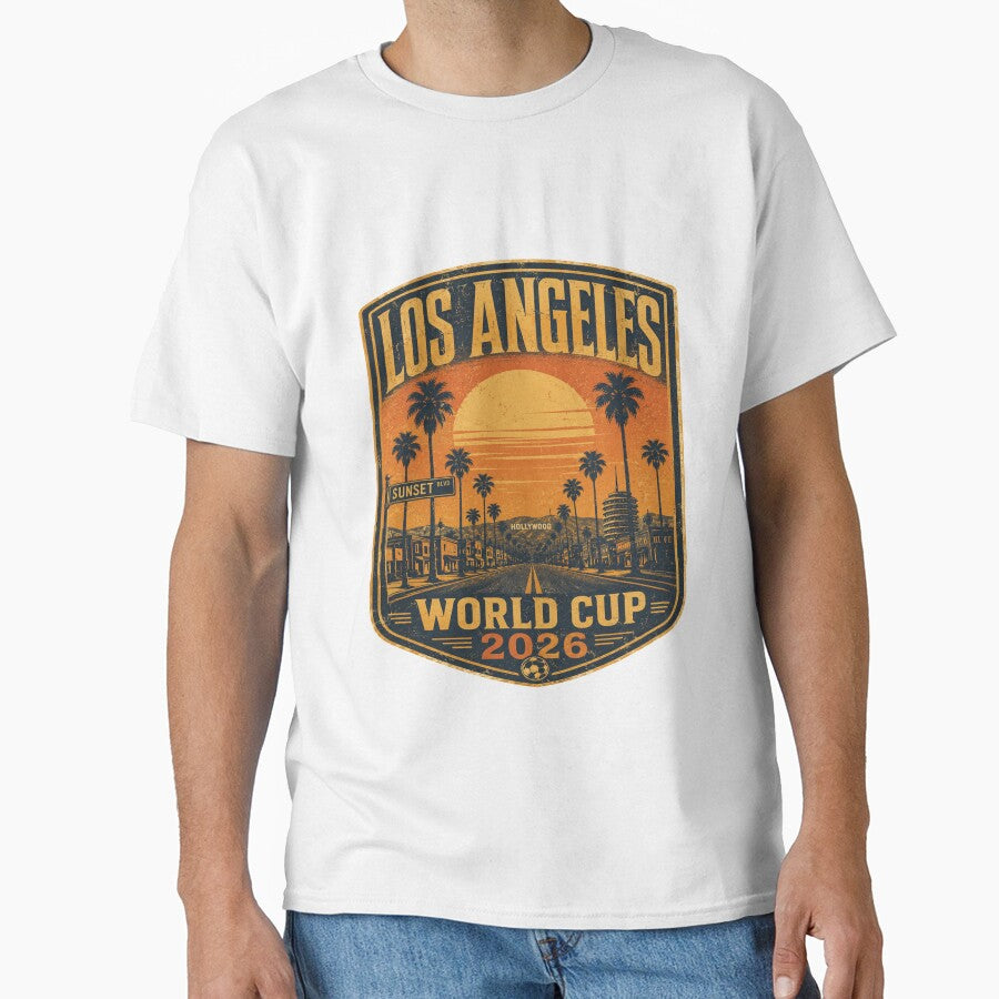 Los Angeles World Cup 2026 | Vintage Football Travel Poster by ArthUpscale