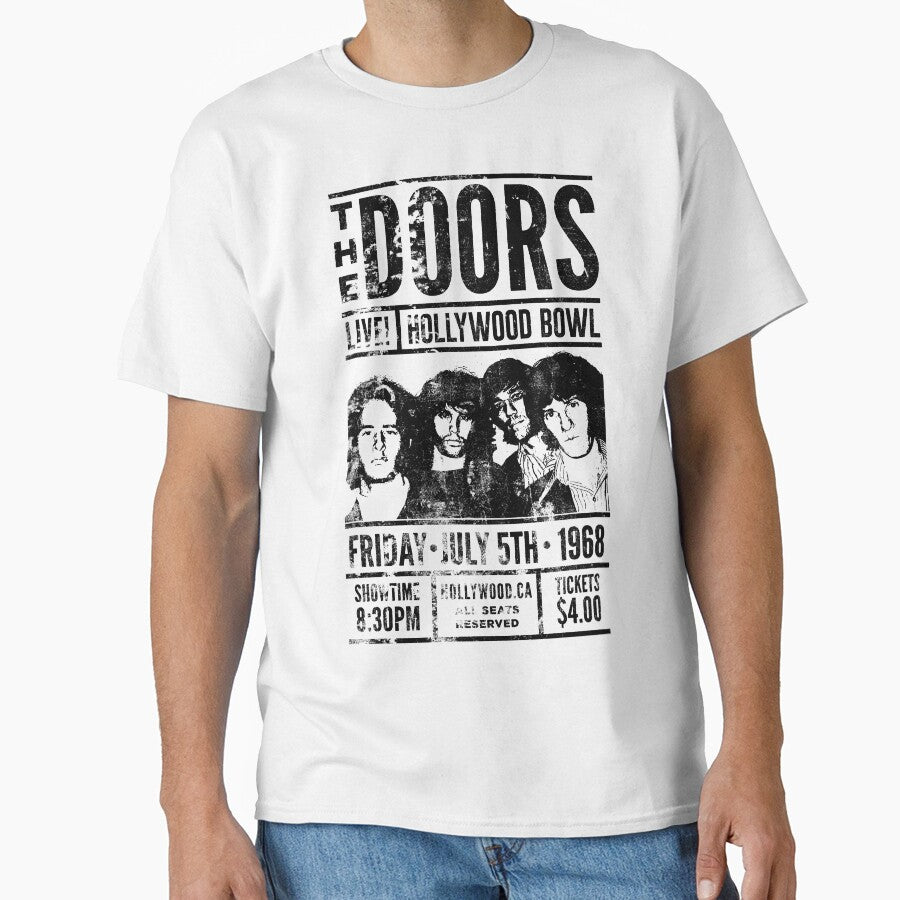 The Doors grunge band poster by FriskySloths