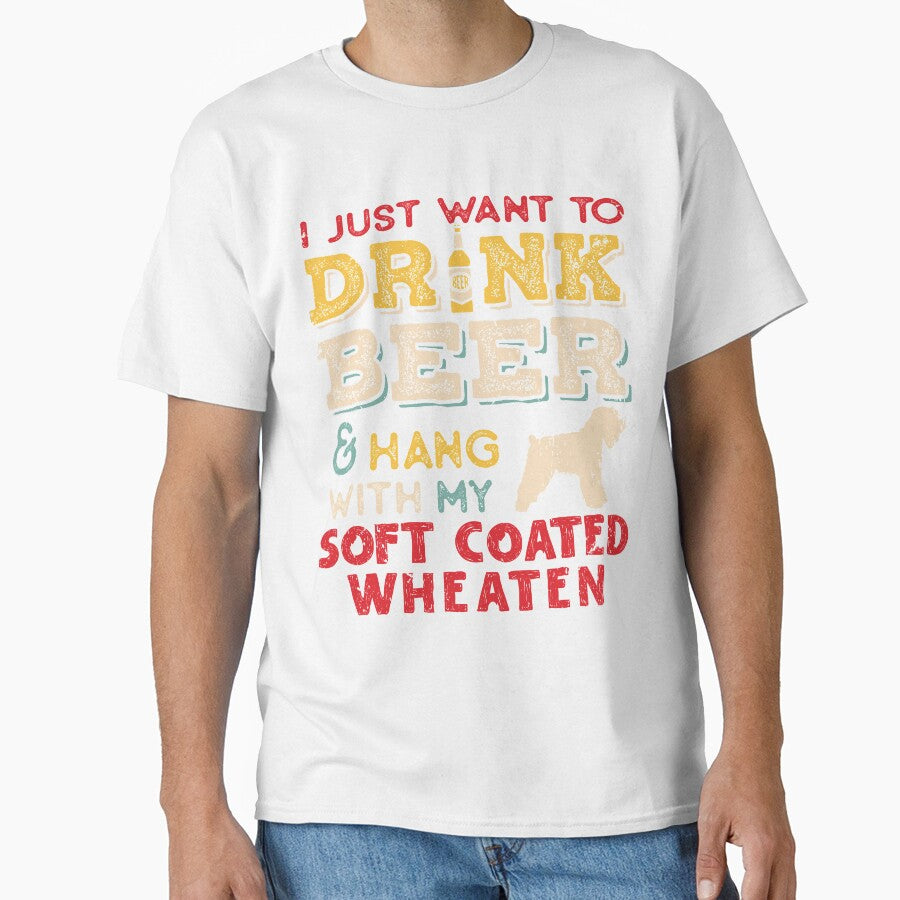 Soft Coated Wheaten Dog Dad Beer Lover by rafaeltto