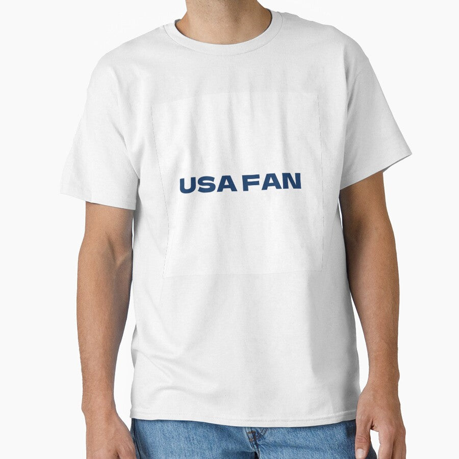 USA FAN T-Shirt – Bold American Flag Match Day Tee | Uncle Jichuan by Uncle-Jichuan