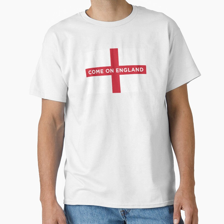 Come On England Flag (On Black) by STUDIO-72