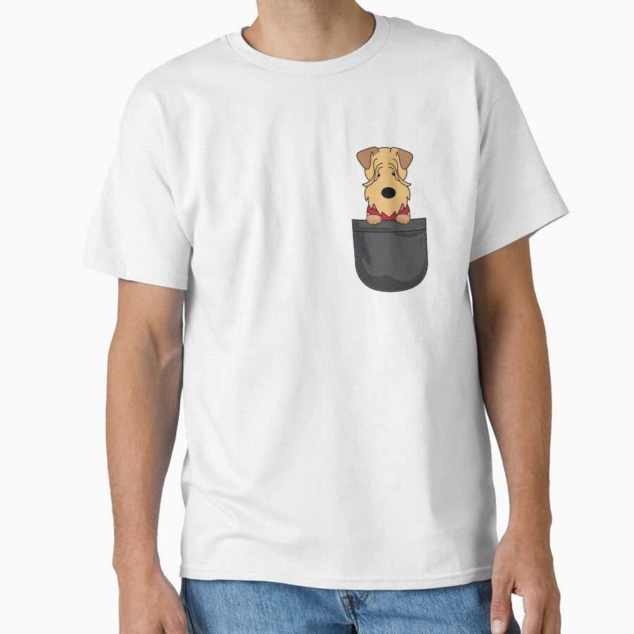 Soft Coated Wheaten Dog In Pocket Dog Cute by rafaeltto
