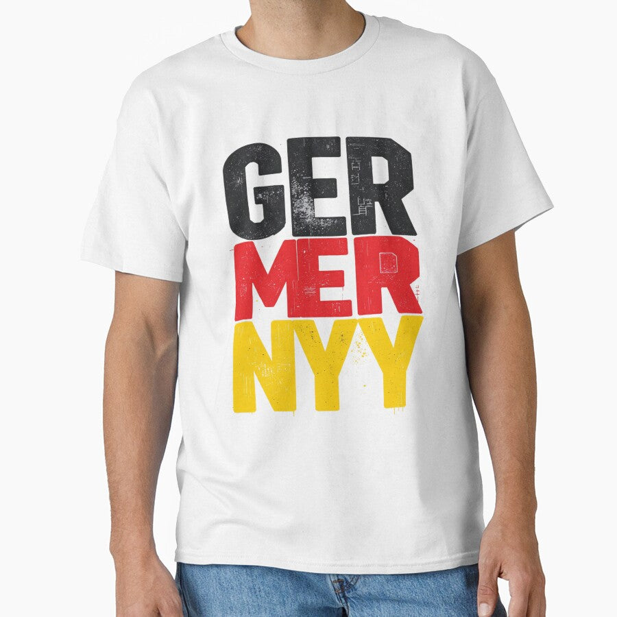 Germany Electric Fracture Football Tee by jackbermess