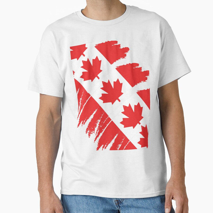 Canada fans t-shirt,Canada flag by SportThreadz