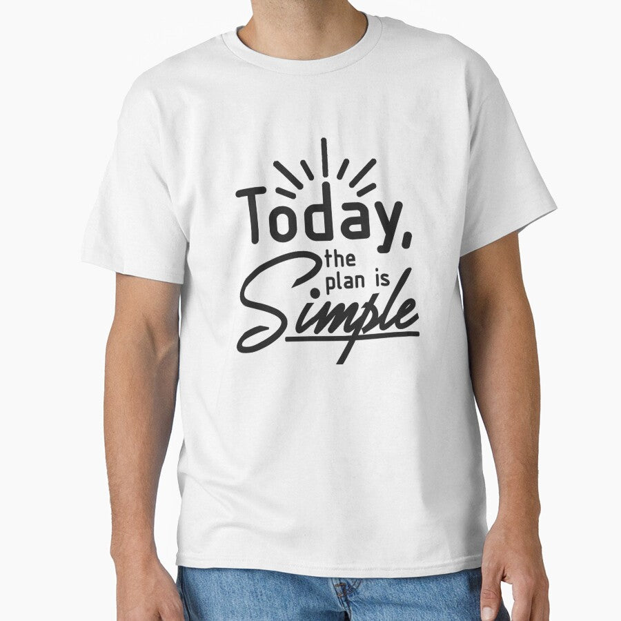 Today The Plan Is Simple Sticker (Black)- Ludwig by DanoDaManomo