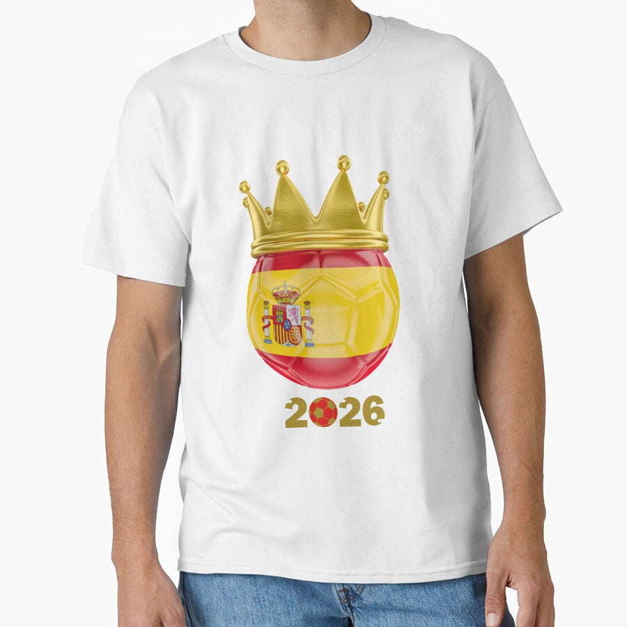 Spain Football Champion Crown 2026 by AchraffPrint