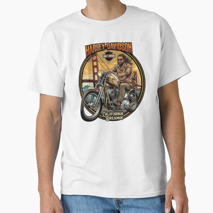 Harley Davidson Classic American Cruiser Illustration by enzoade