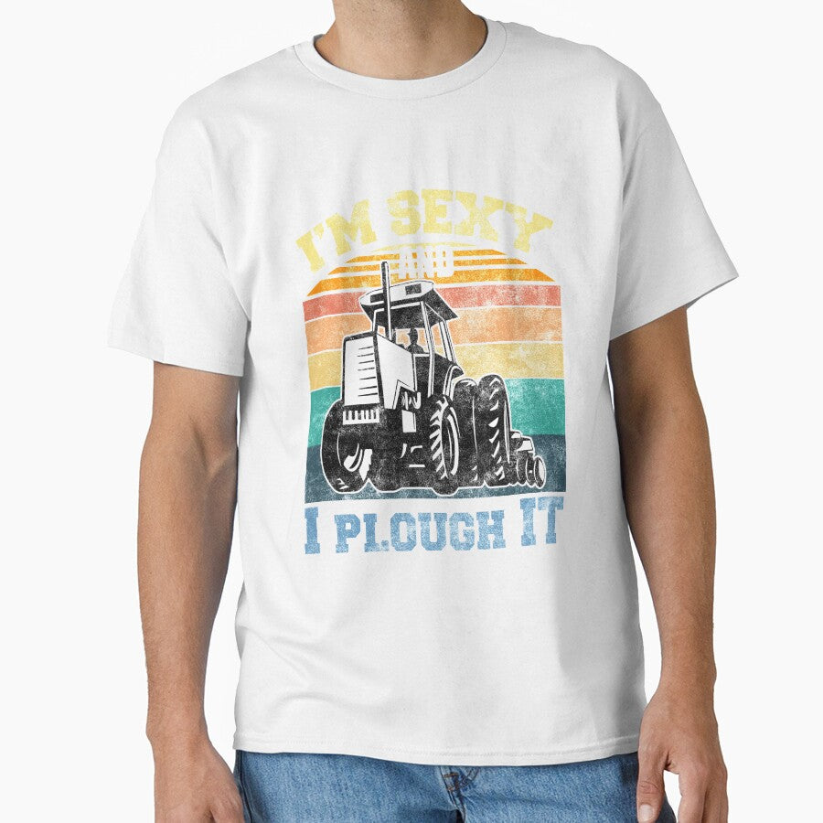 Vintage Tractor Plough Field Ranch Retro Plow Owner Sexy Farmer by TheAplus