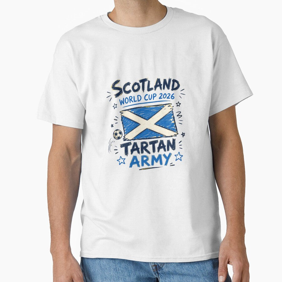 Scotland World Cup 2026 Tartan Army Scottish Football Supporter by JonesFlora2025
