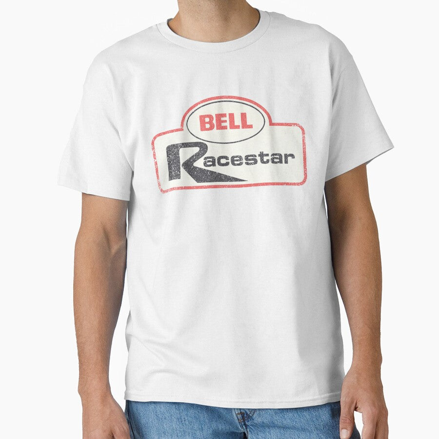 Vintage 1980s Bell Racestar - aged, race worn print by retropetrol