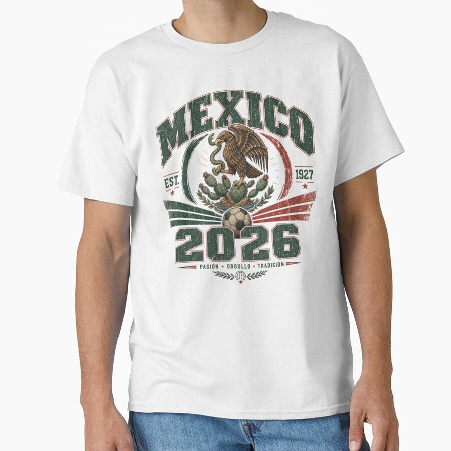 Mexico 2026 Football World Cup Glory | El Tri Fan Supporter Shirt by rushaib