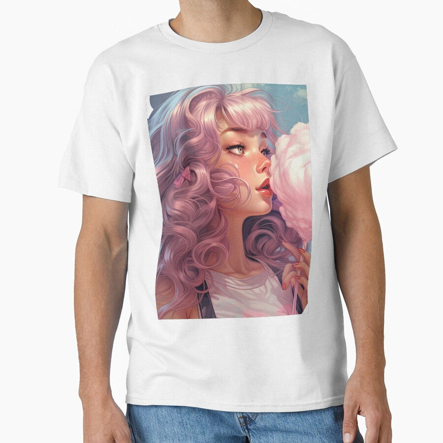 Girl on the background of the sky with clouds by abmkf
