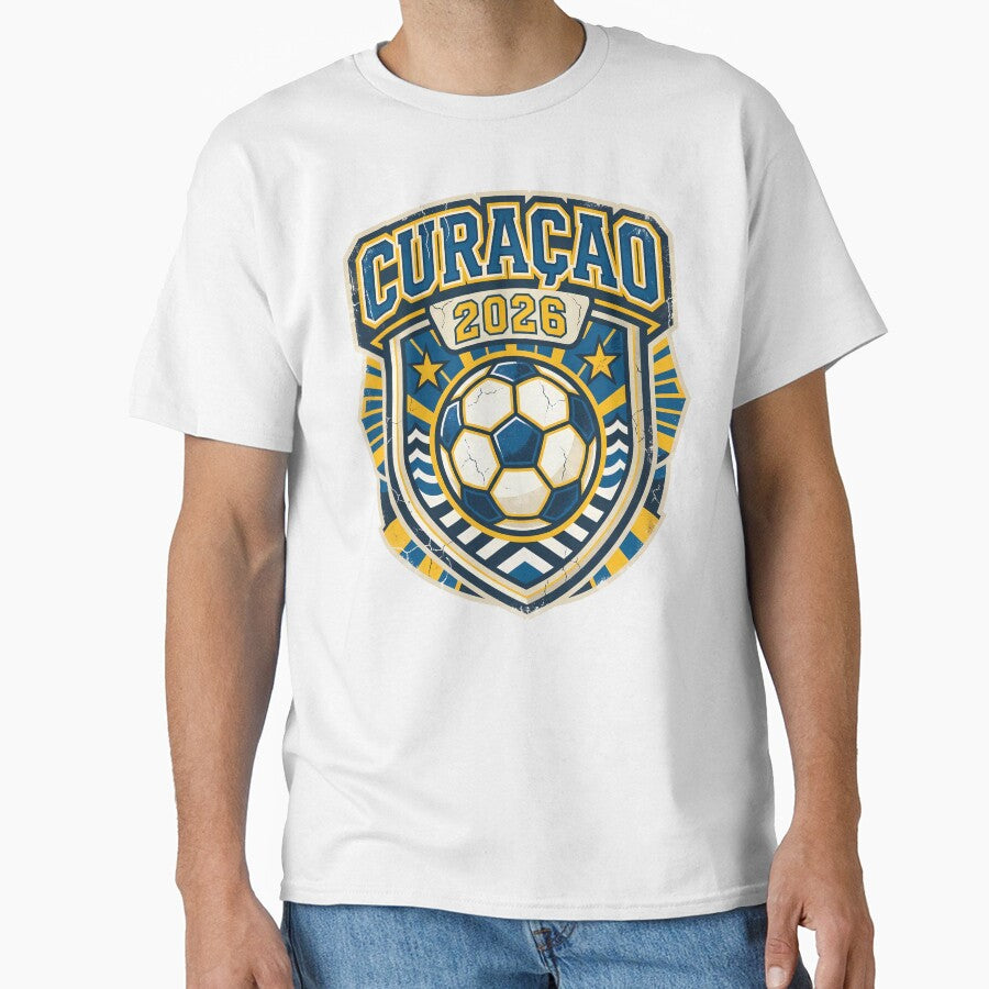Curacao 2026 Retro Football Fan Crest by Saq2000