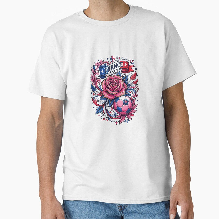 France Rose — Neo Traditional Football Illustration World Cup 2026 by David Mateo ArtWorks